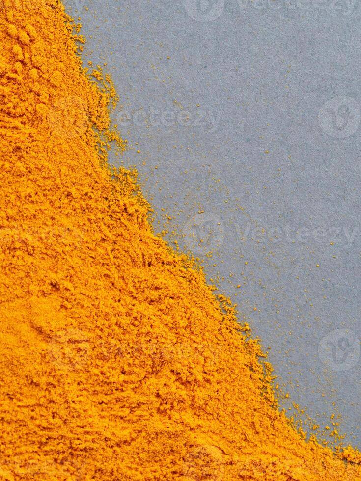 Turmeric Powder with copy space photo