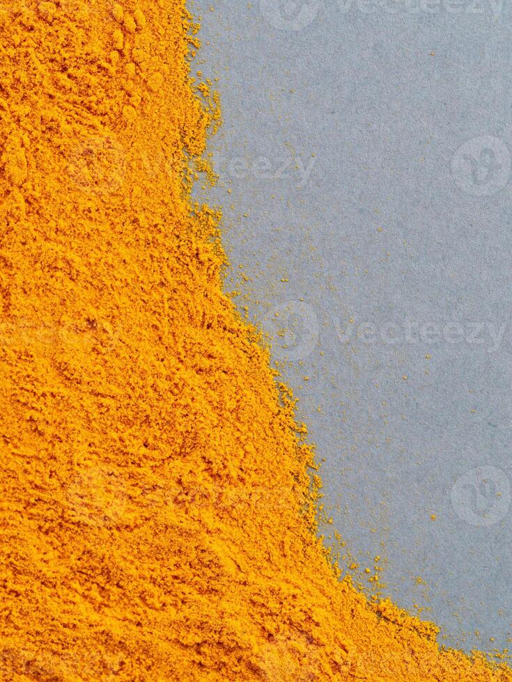 Turmeric Powder with copy space photo