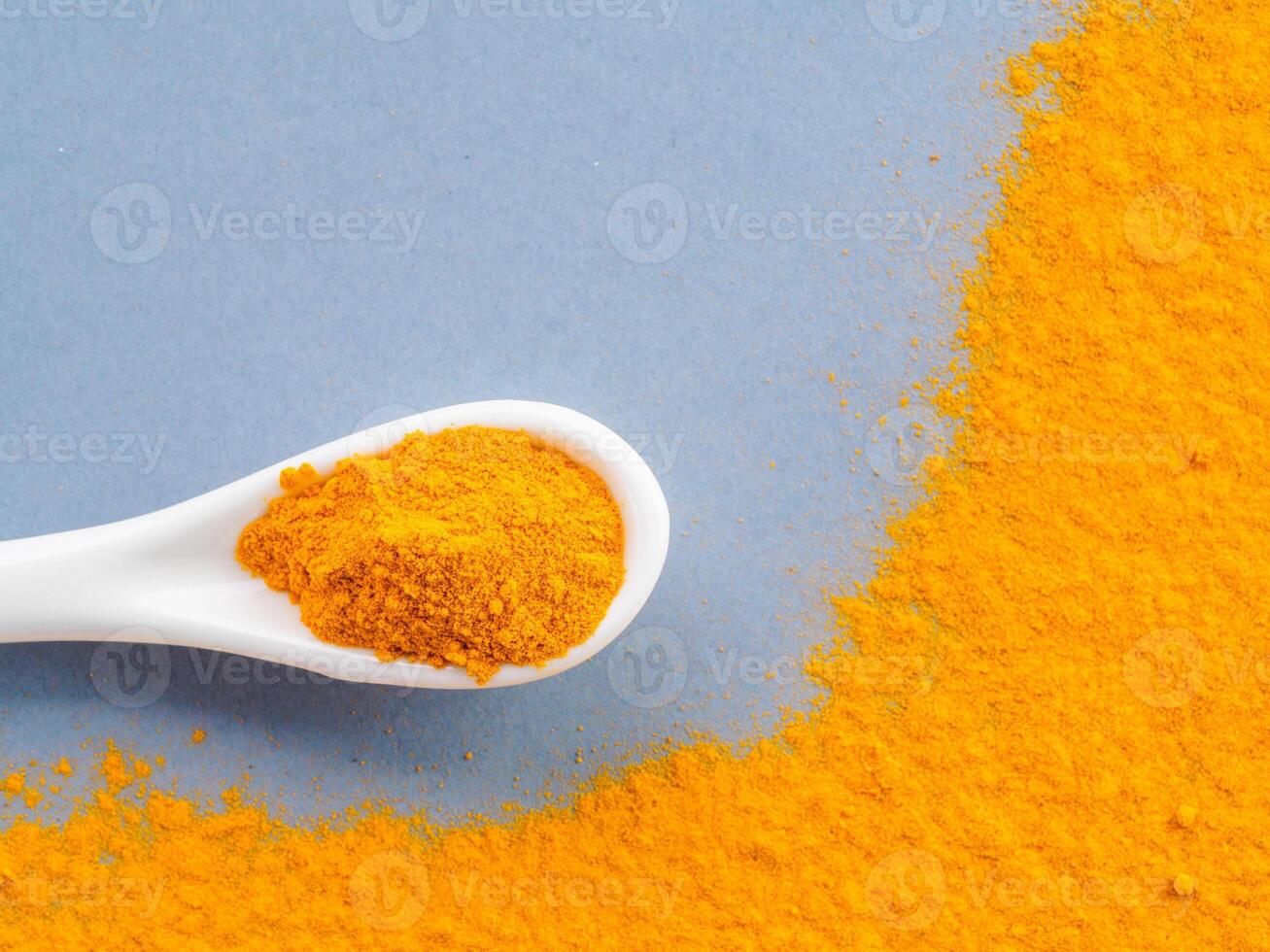 Turmeric Powder with copy space photo