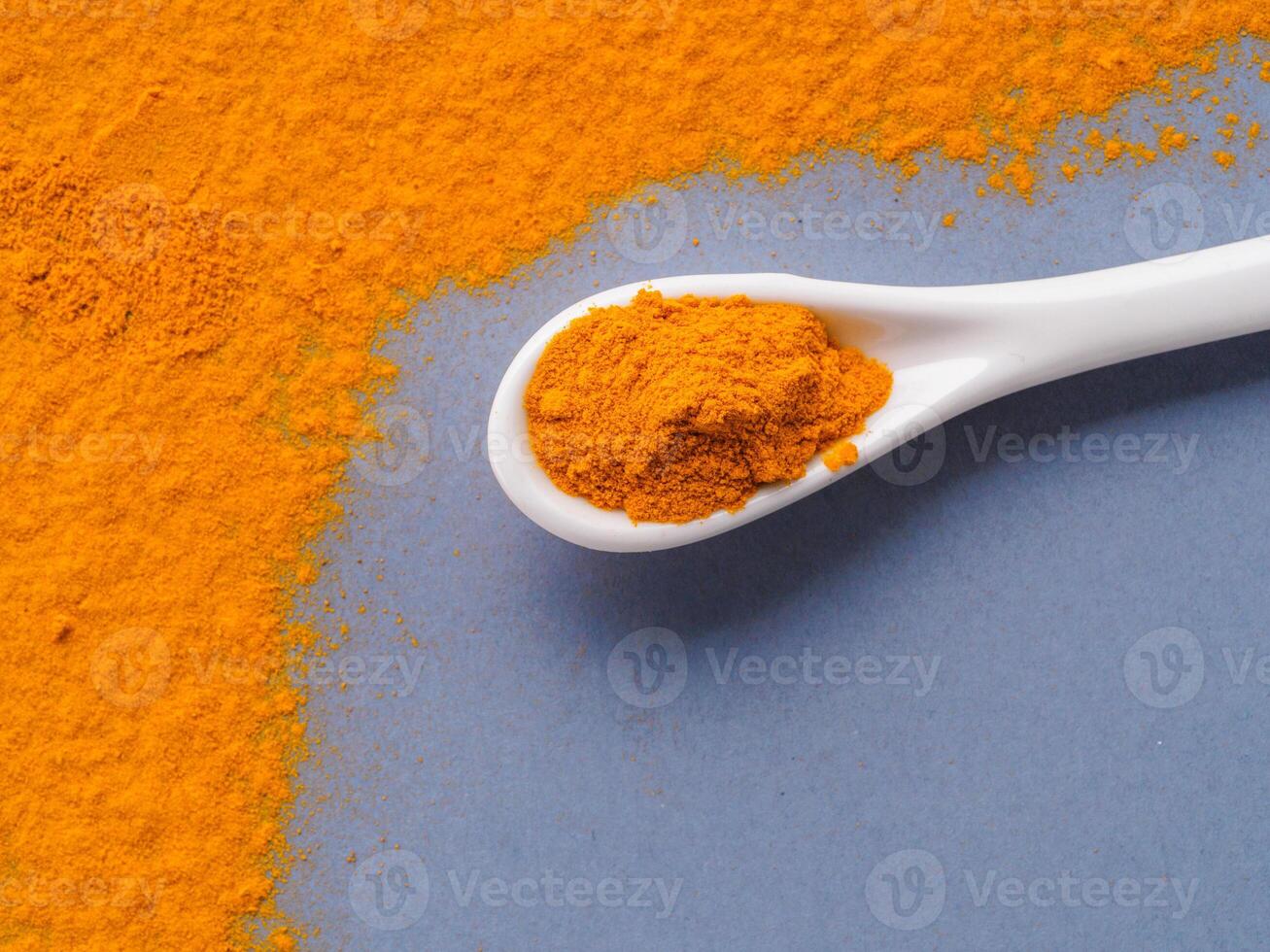 Turmeric Powder with copy space photo