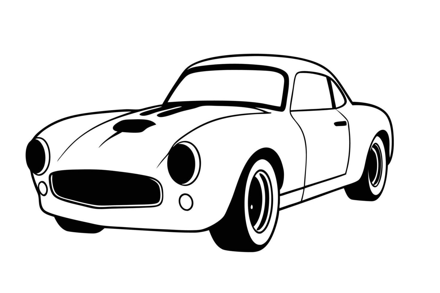 car design illustration vector