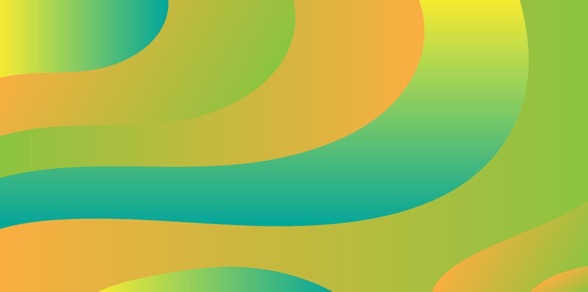 Abstract orange and green gradient background. Modern and Creative Trend design in illustration vector