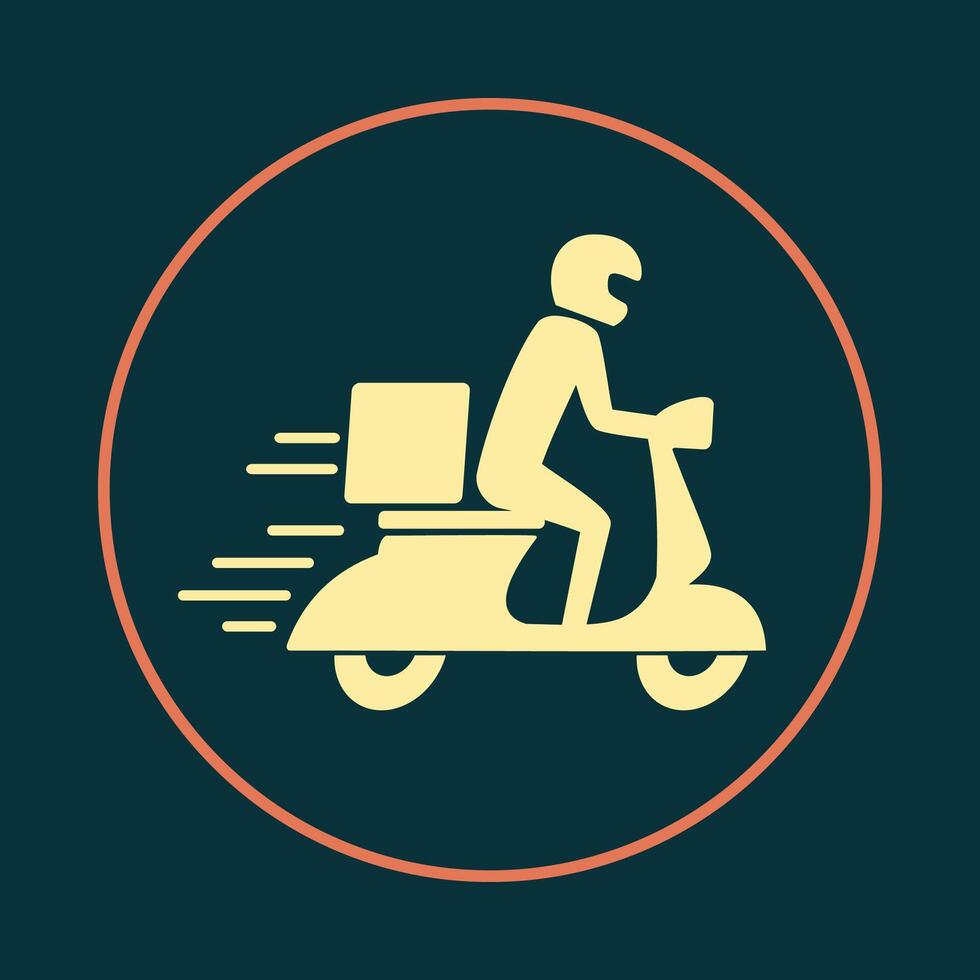 Fast delivery trendy icon supernal abstract illustration colorful artwork beautiful design vector