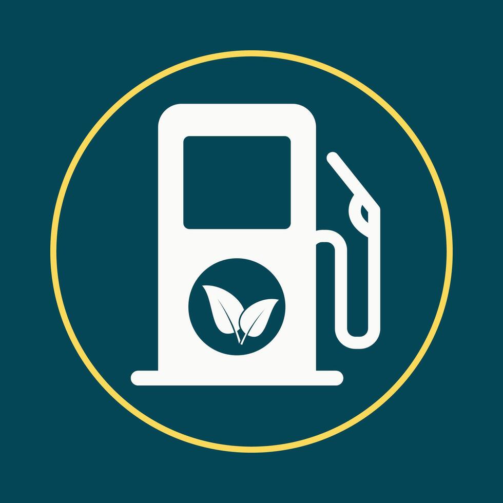 Fuel trendy icon hard abstract illustration colorful artwork beautiful design vector