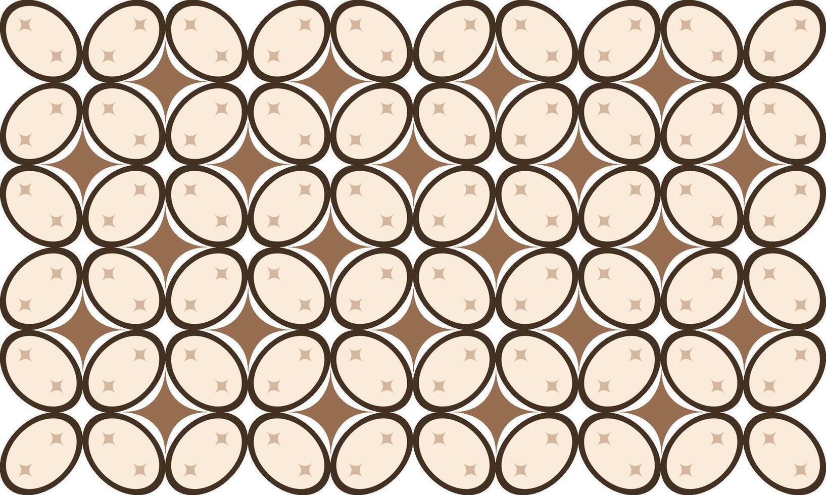 batik sunda kawung vector