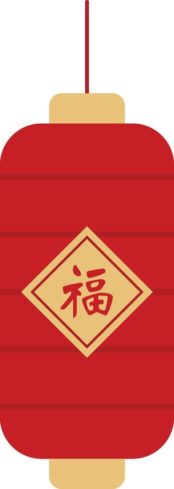 Chinese traditional long lampion vector
