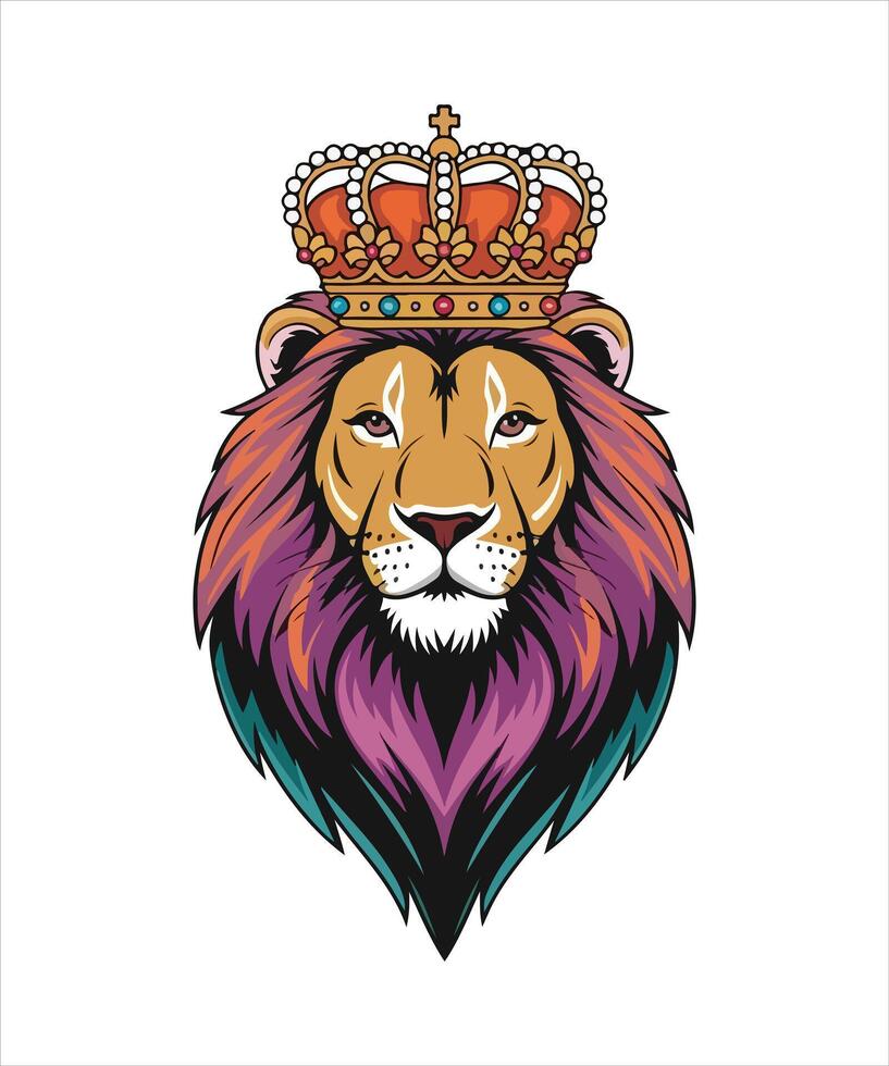 Lion Head logo vector