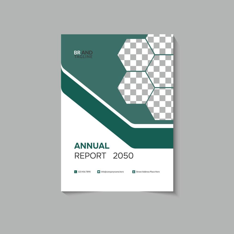 Corporate book cover design vector