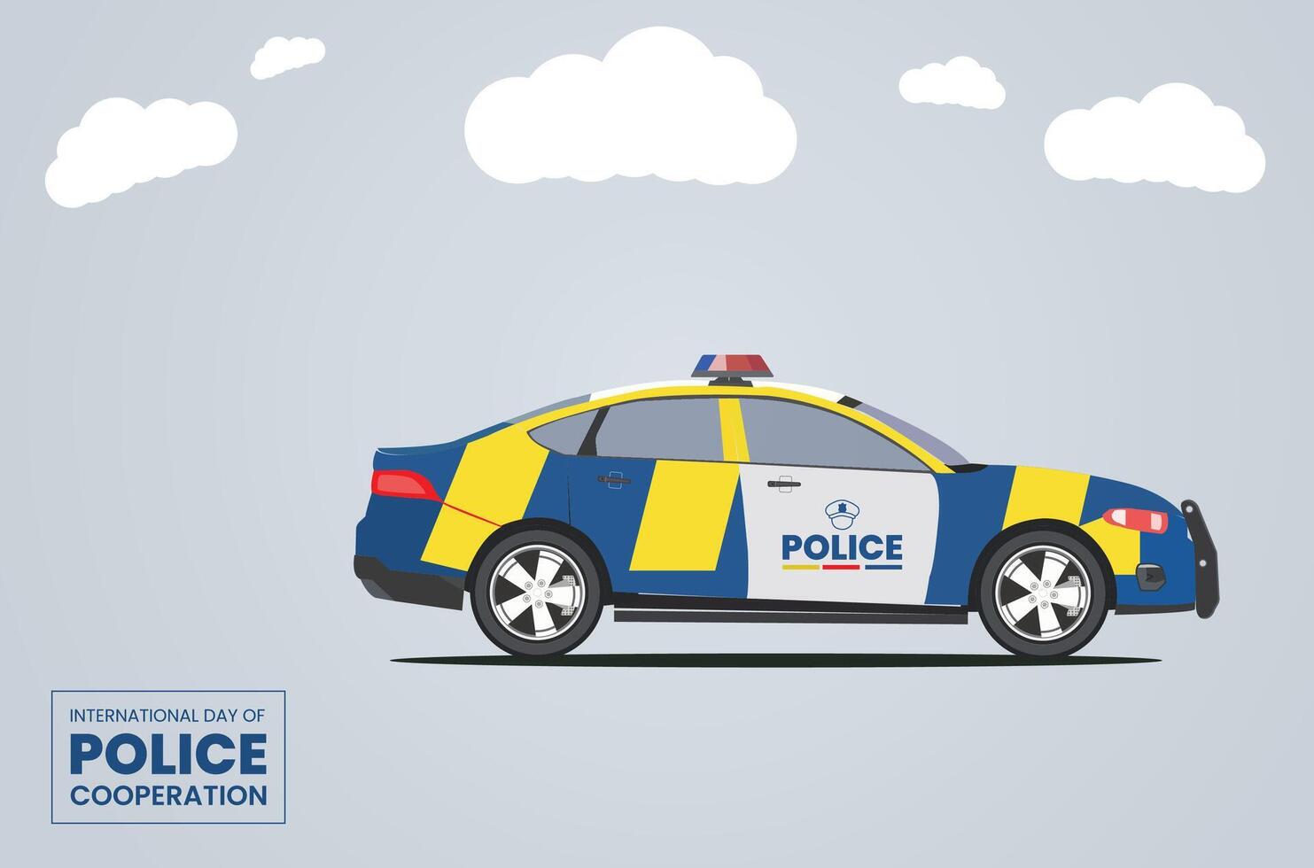 Global Security International Day of Police Cooperation vector