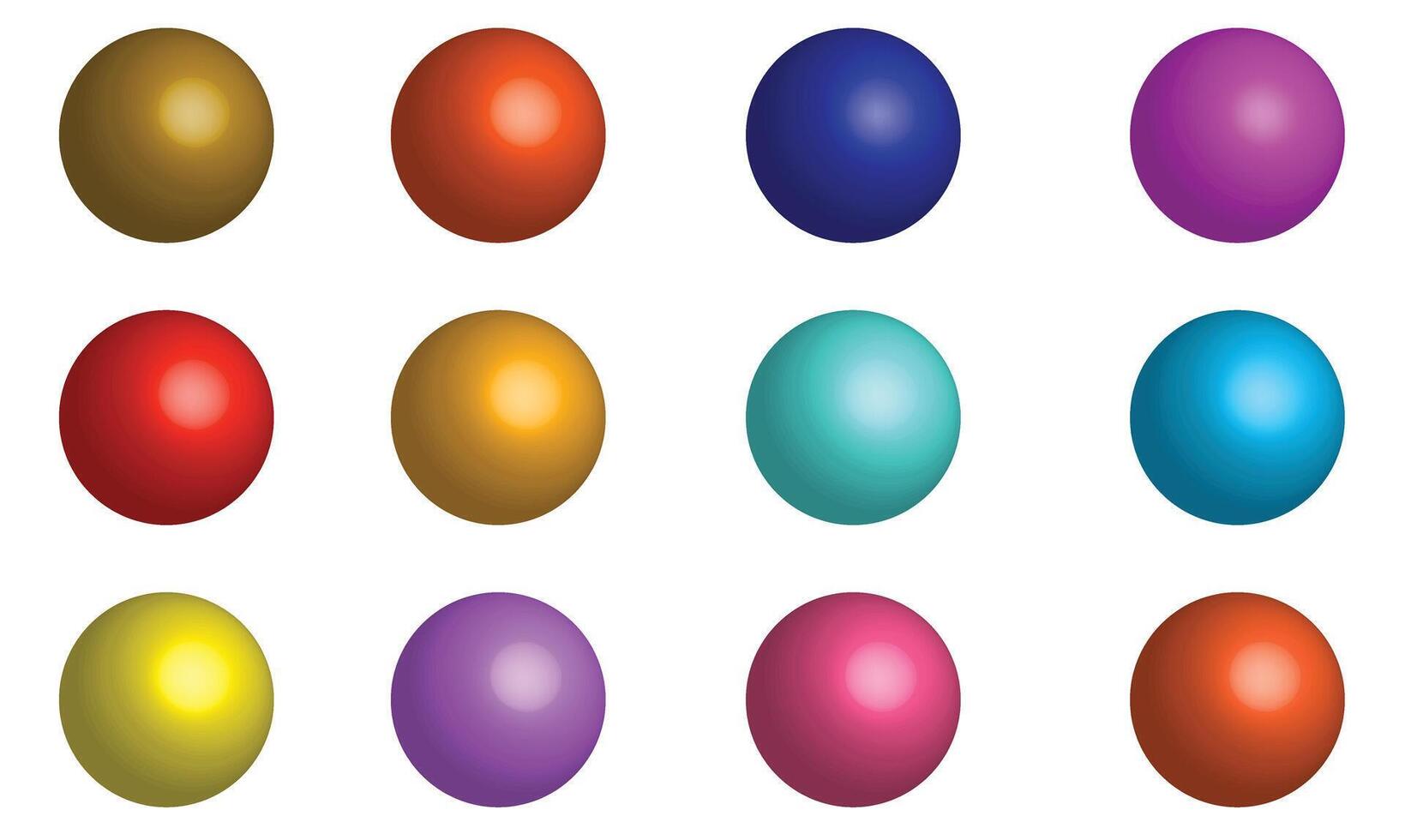 Colorful easter eggs on white background vector