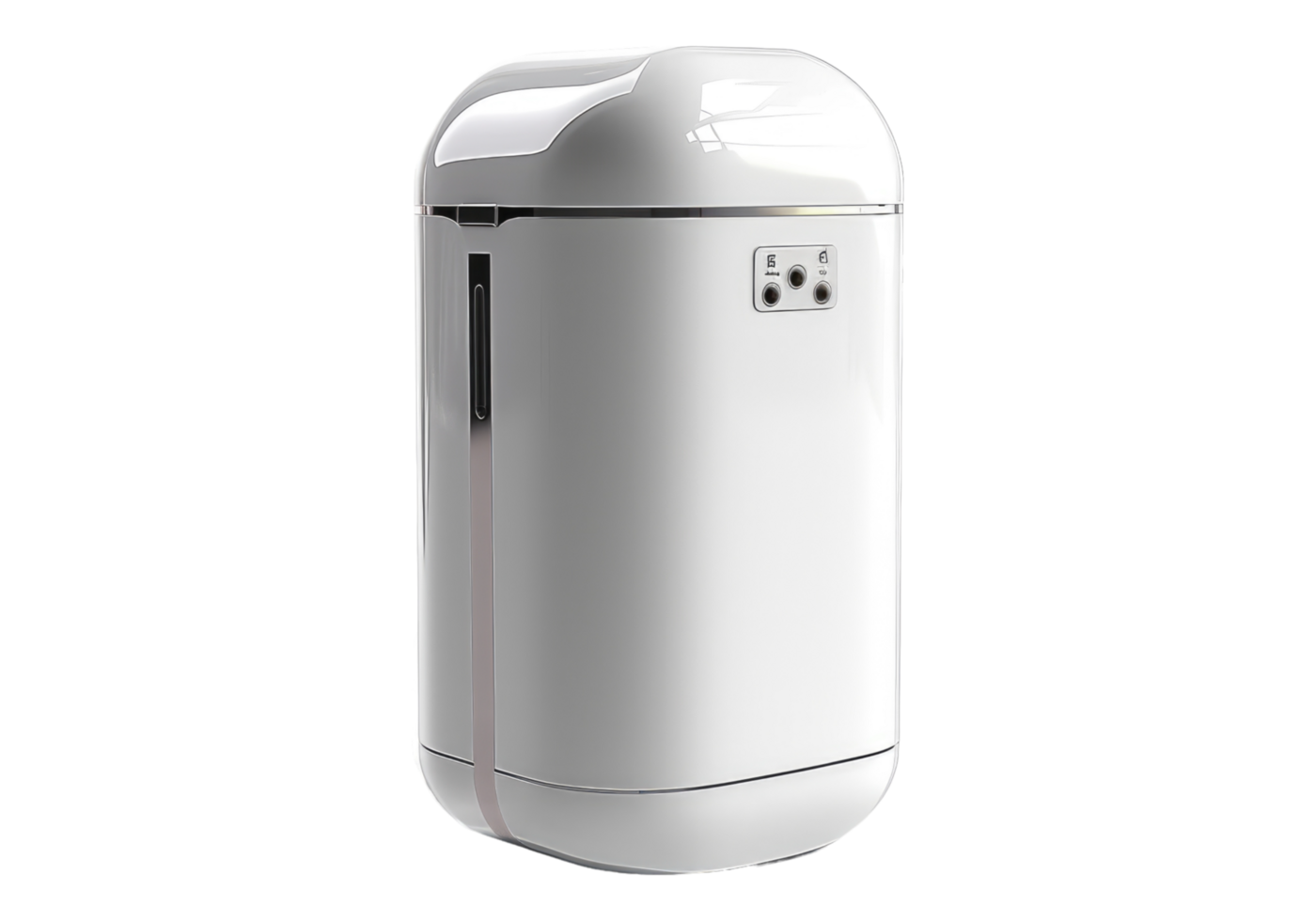 Smart electric milk cooler. Smart liquid cooler management appliance isolated on transparent background png