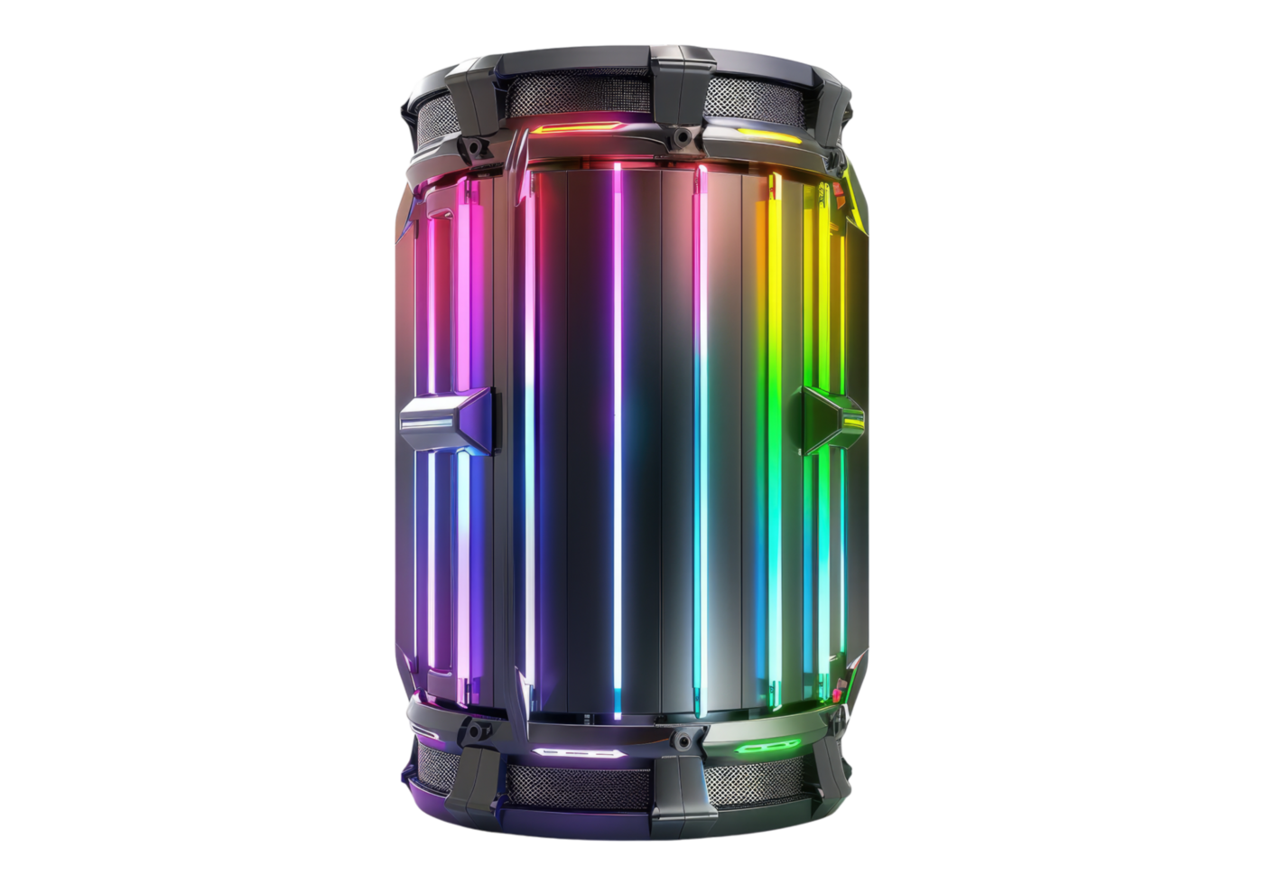 liquid cooler for CPU isolated on transparent background. png