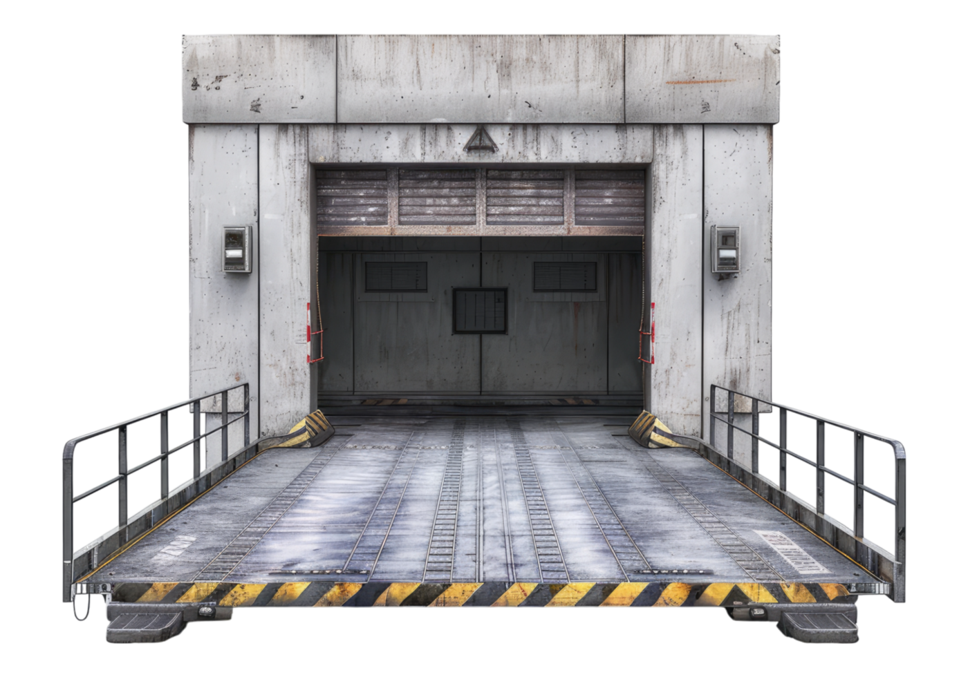 loading dock isolated on transparent background. png