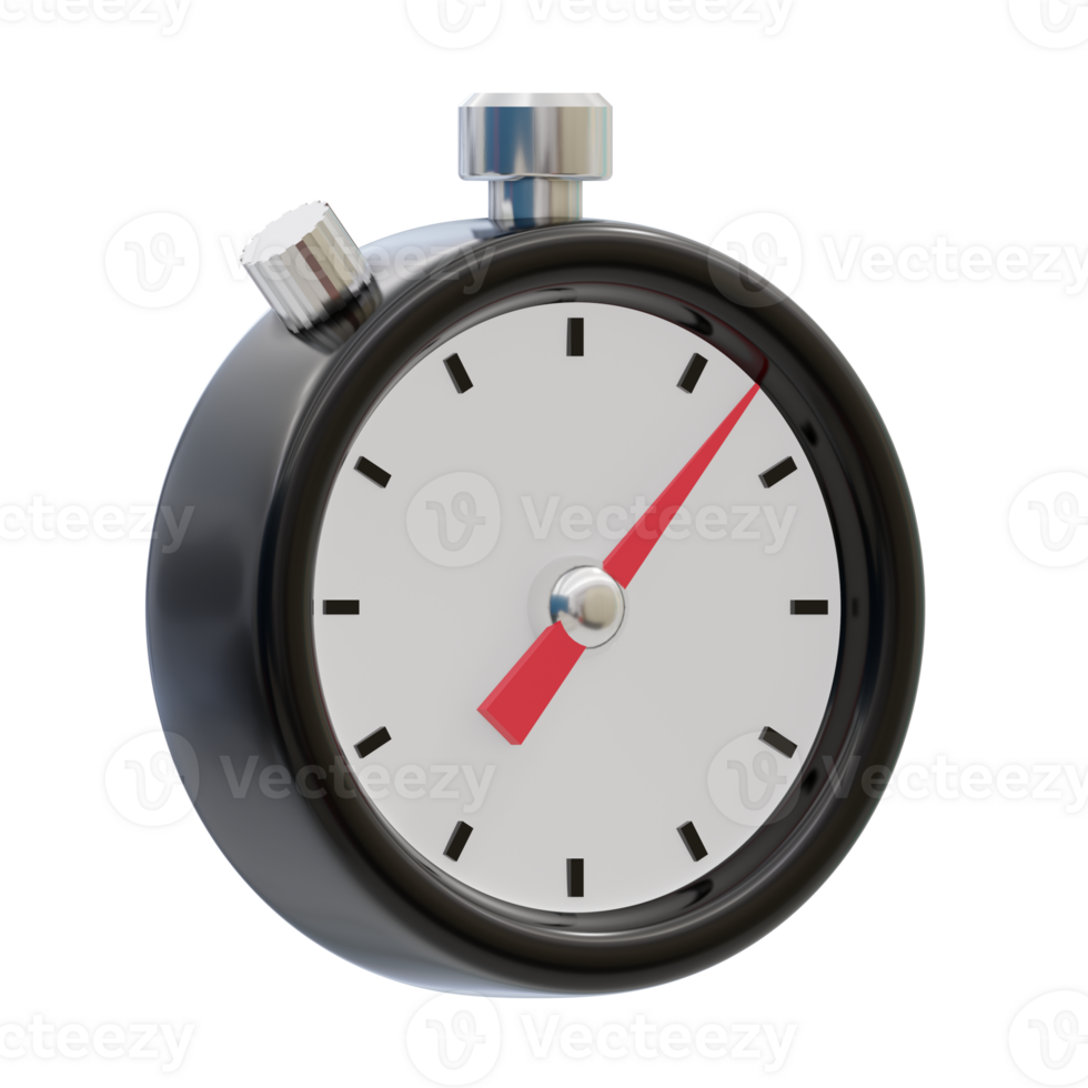 3d stopwatch timer timekeeping countdown sport illustration png