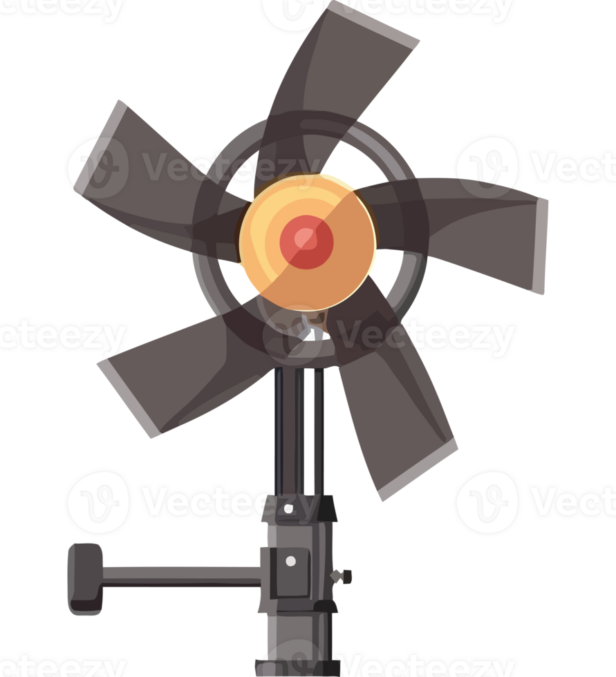 A cartoon windmill on a transparency png