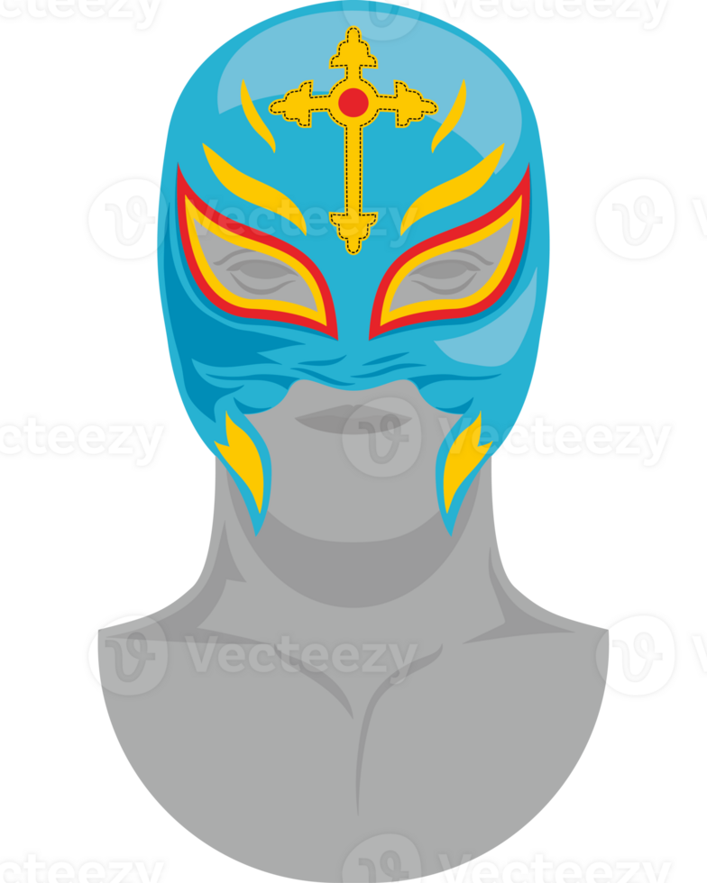 Lucha mask illustration png
