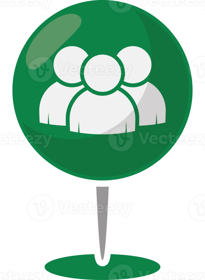 Assembly Point pin point on a transparent png