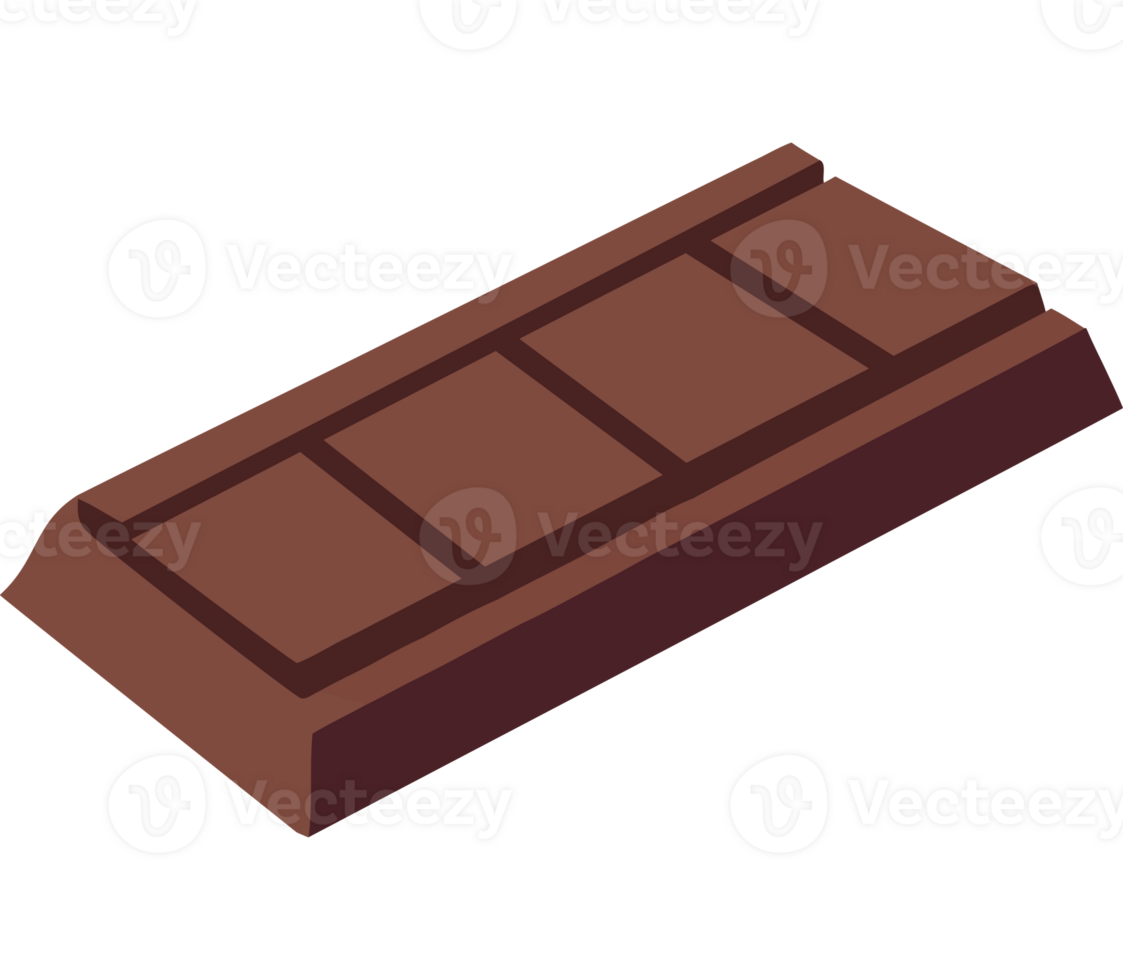 Chocolate bar icon on a transparent background png