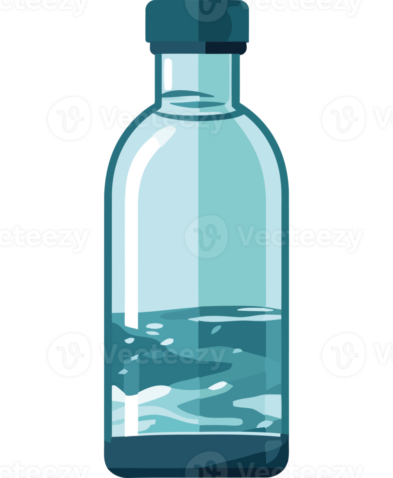 A bottle with water on a transparent background png