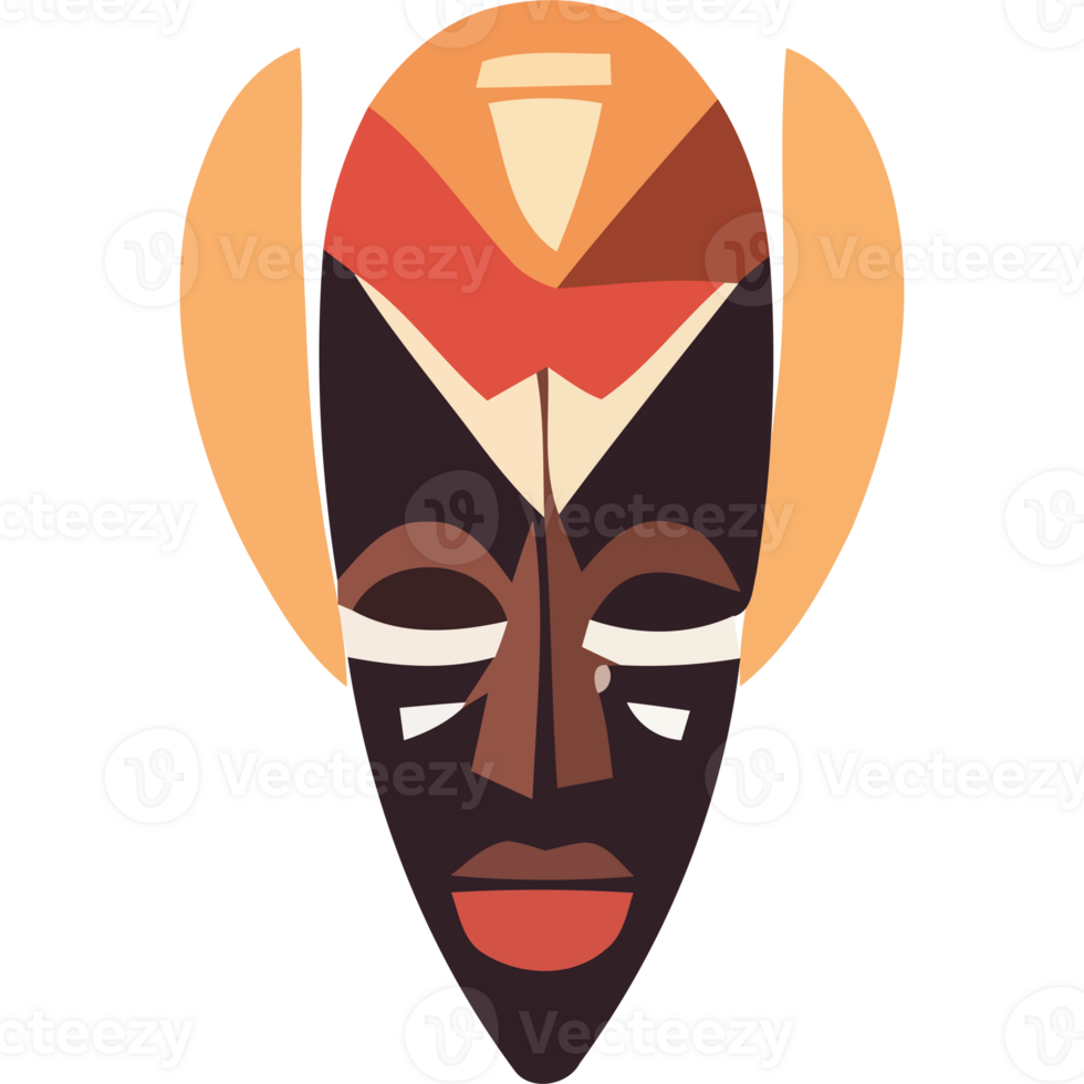 African mask icon png