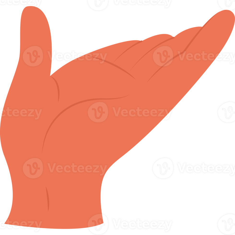 A hand with a finger up in the air png