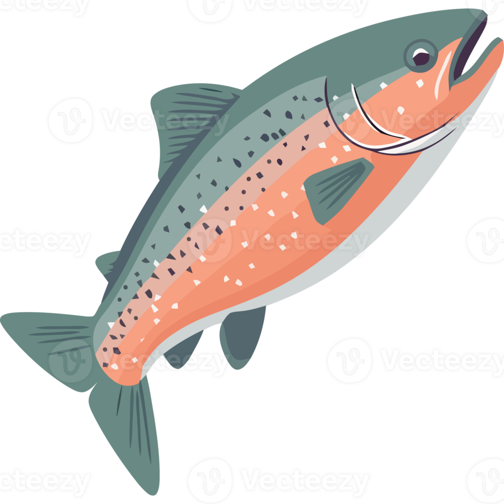 A fish with a large head and a small body png