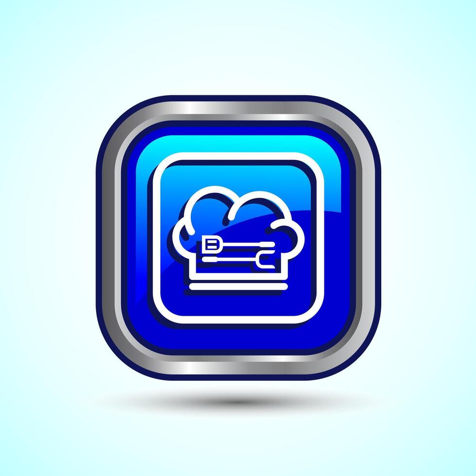 Chef Icon Button Design Illustration7 vector
