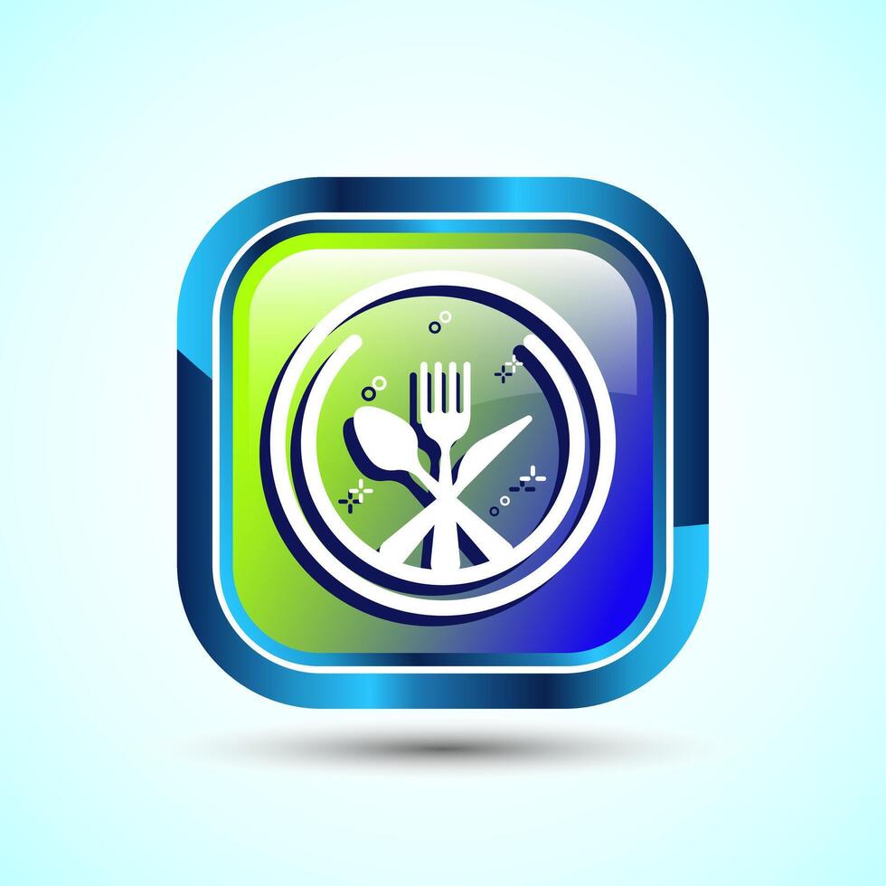 Eating Icon Button Design Illustration4 vector