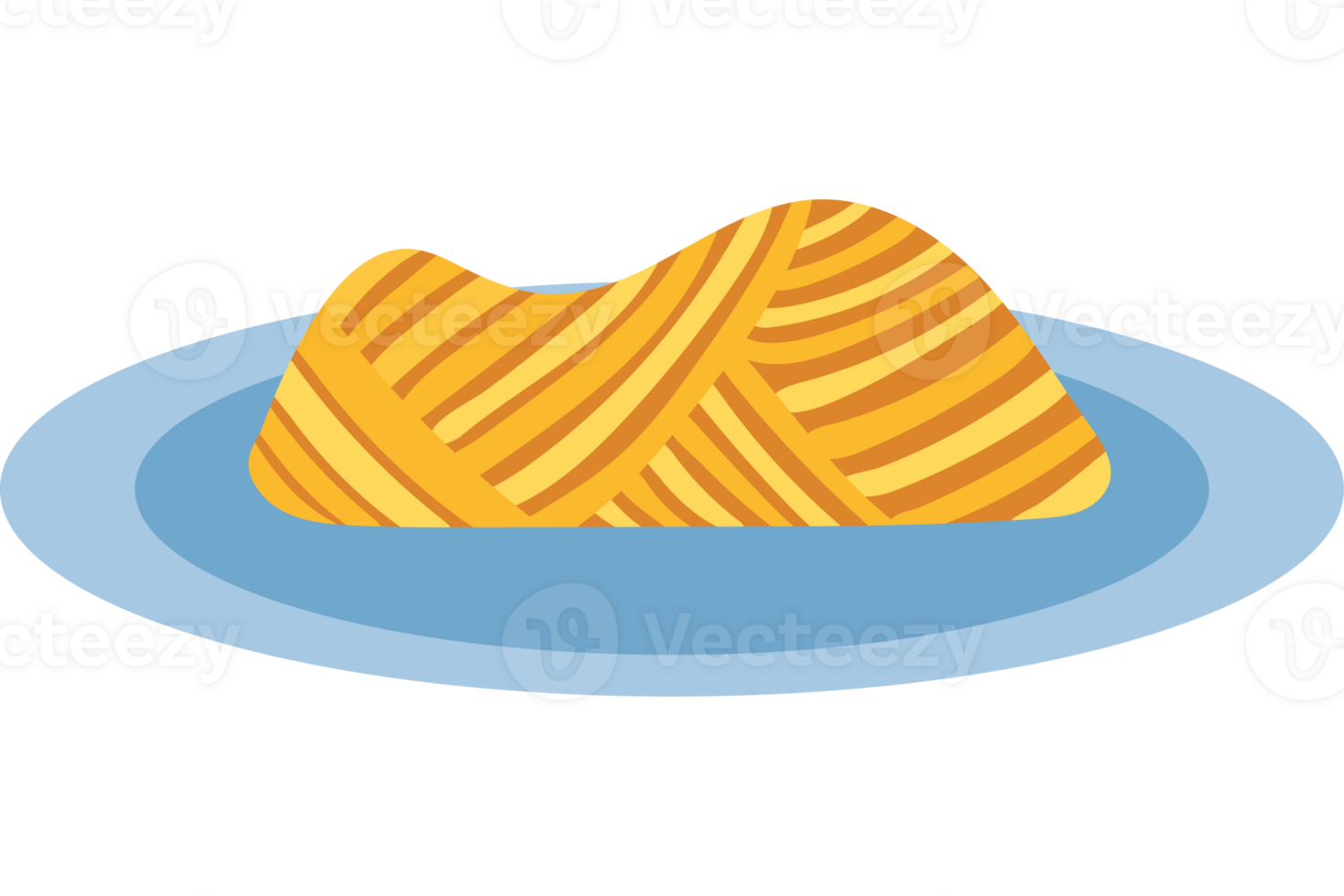 A piece of bread on a plate png