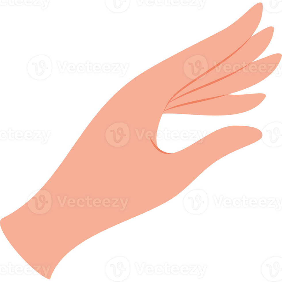 A hand with a finger extended out png