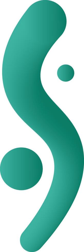 Abstract Green Liquid Curves and Artistic Banner Set vector
