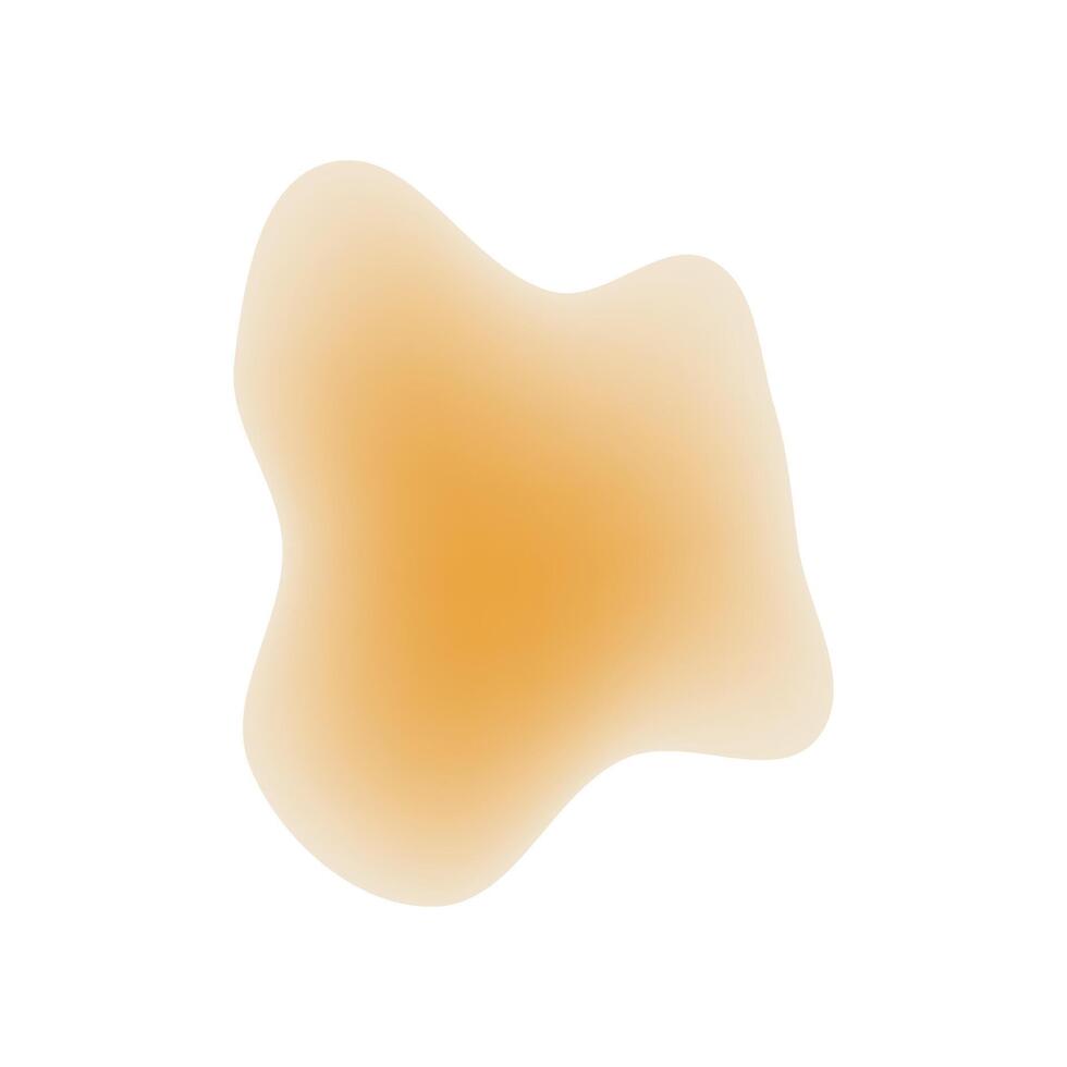 a yellow and orange fluid on a white background vector