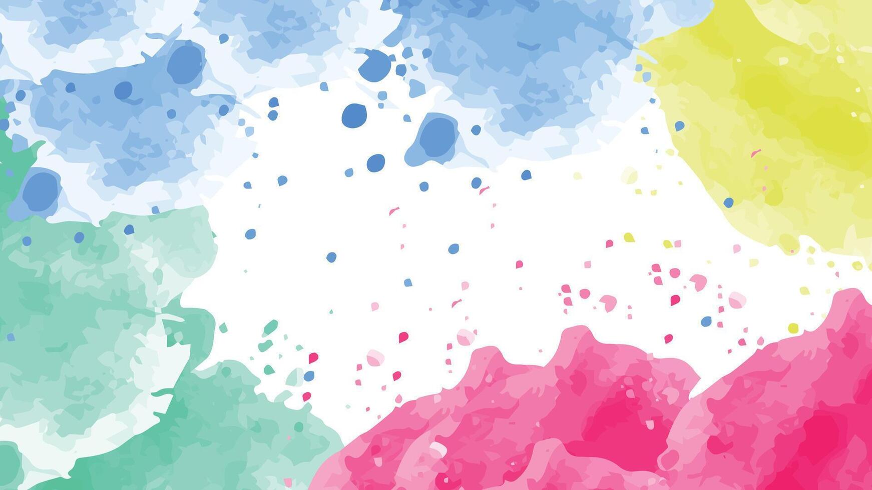 rainbow watercolor background vector