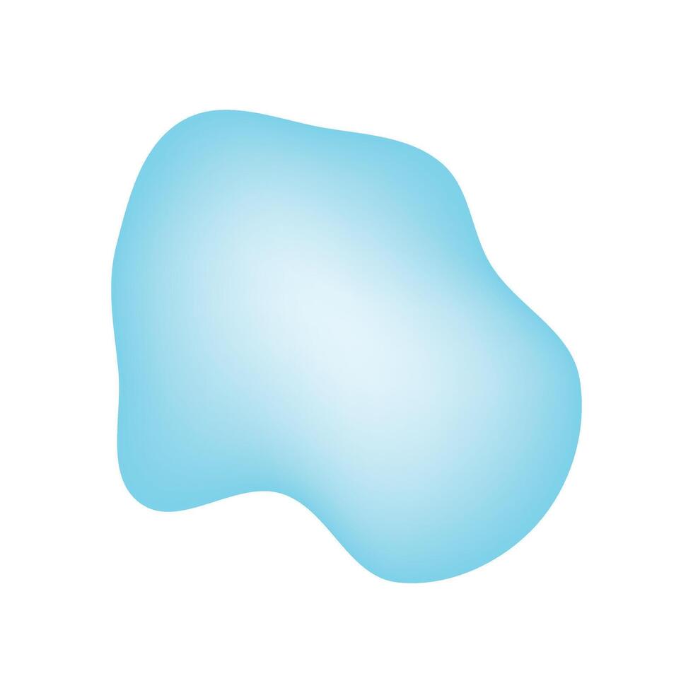 a blue liquid is shown on a white background vector