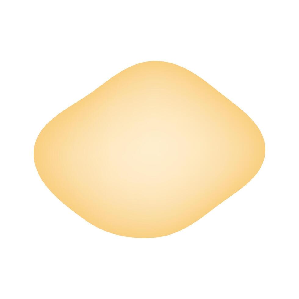 a light brown liquid shape on a white background vector