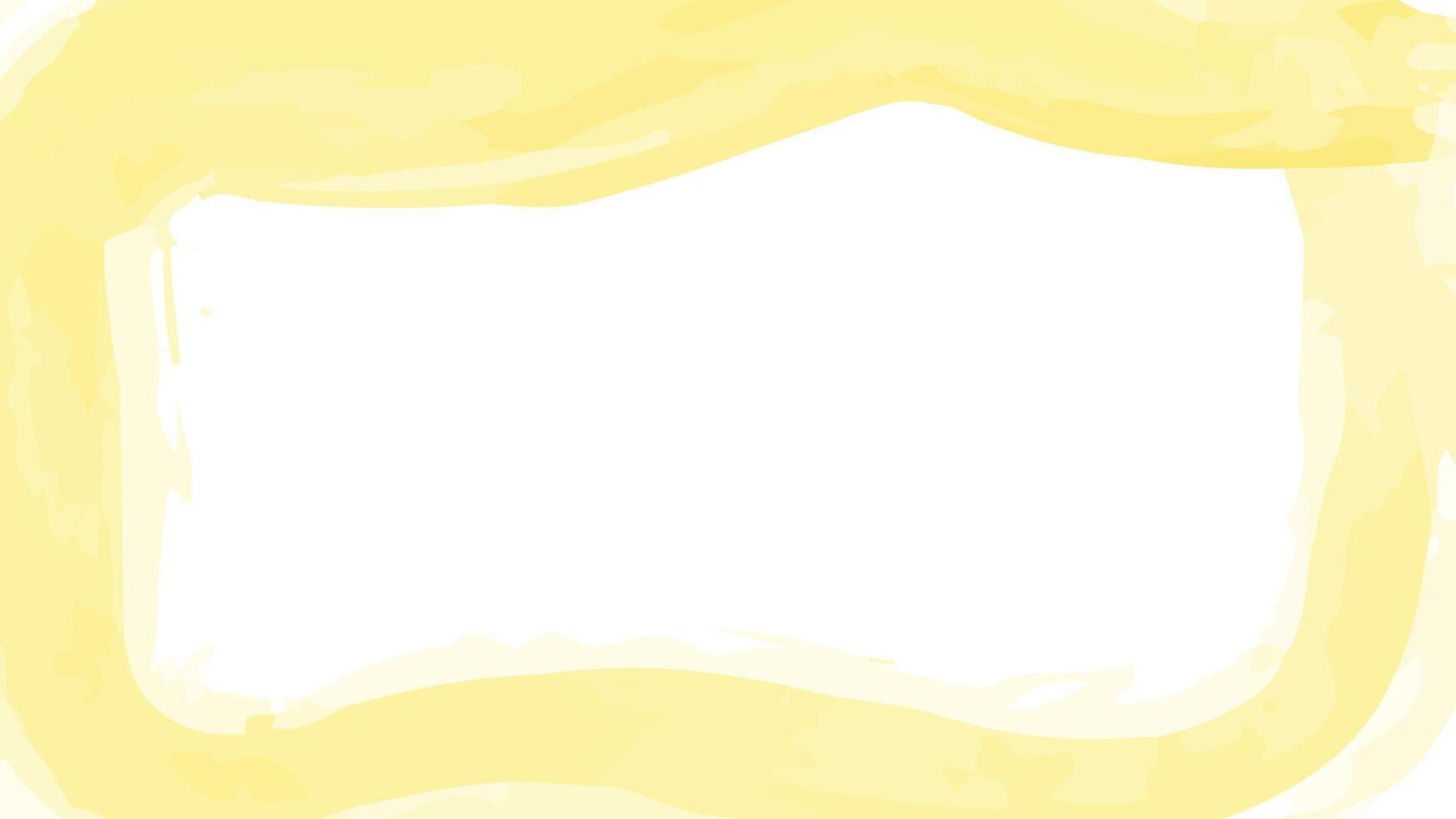yellow watercolor backrgound vector