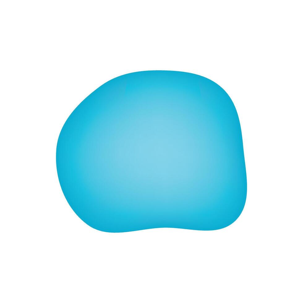 a blue shape with a white background vector
