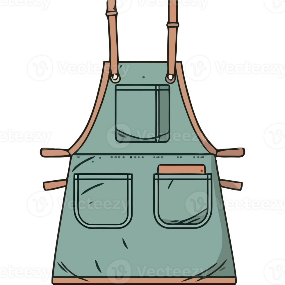 An apron with a pocket on the front png