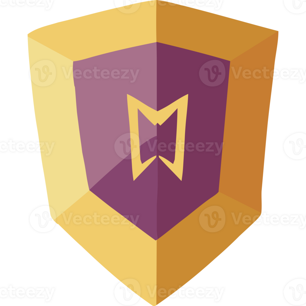 A shield with the letter m on it png