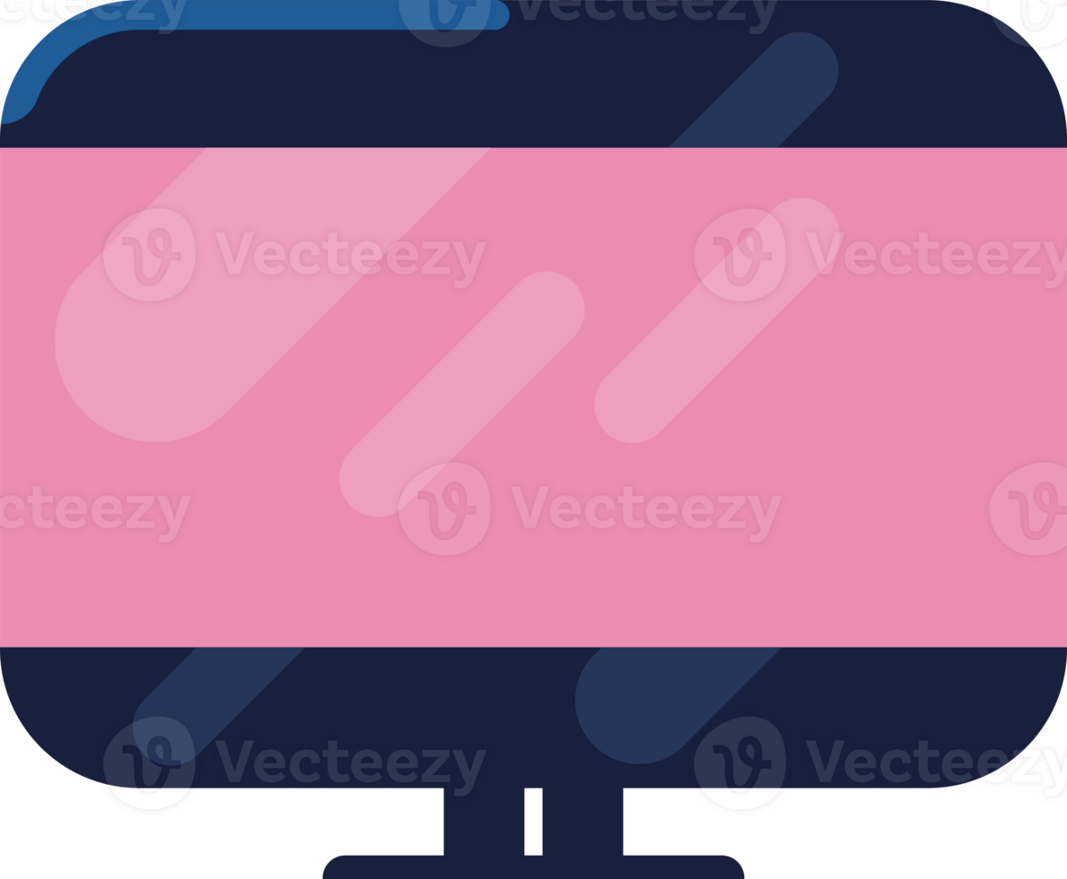 A pink screen with a black border png