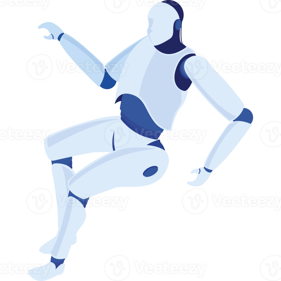 A robot is sitting on the ground with his legs spread png