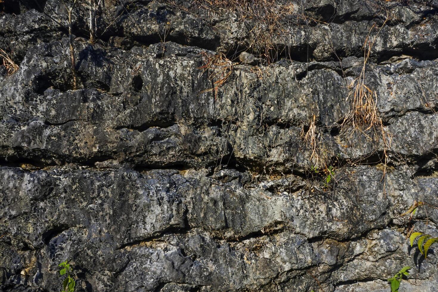 Photo of mountain rock texture suitable for background