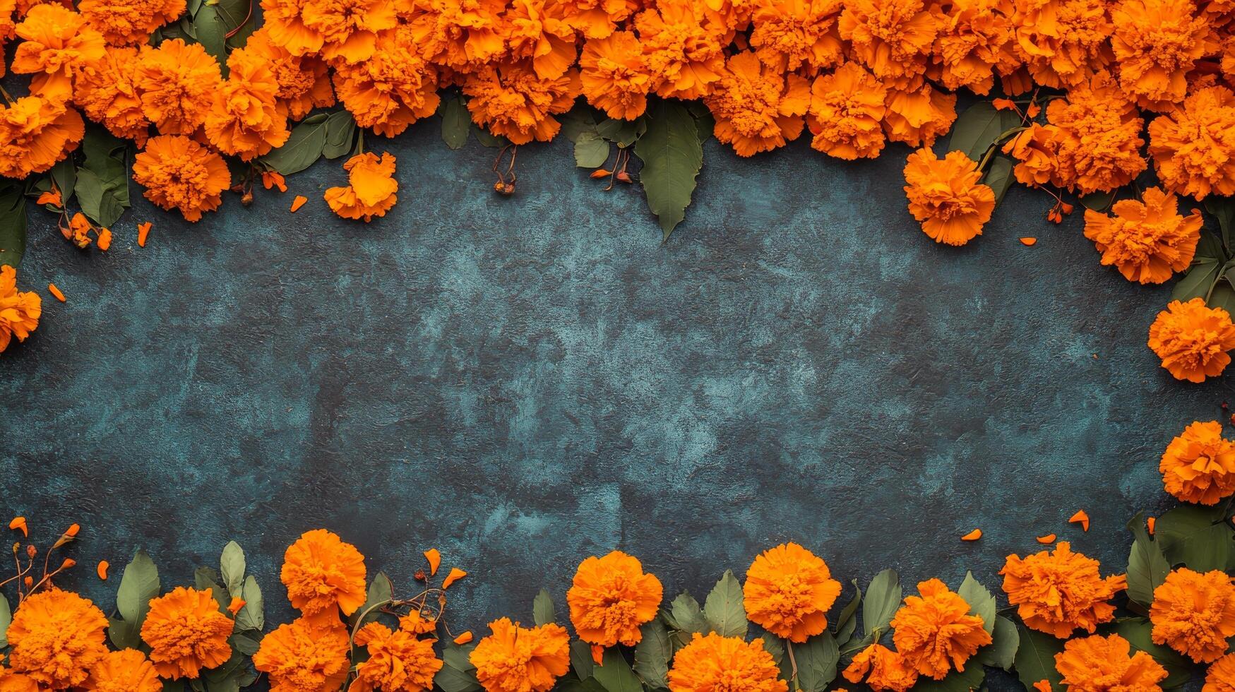 Traditional decorative oil lamps and spices arranged beautifully on a dark textured surface photo