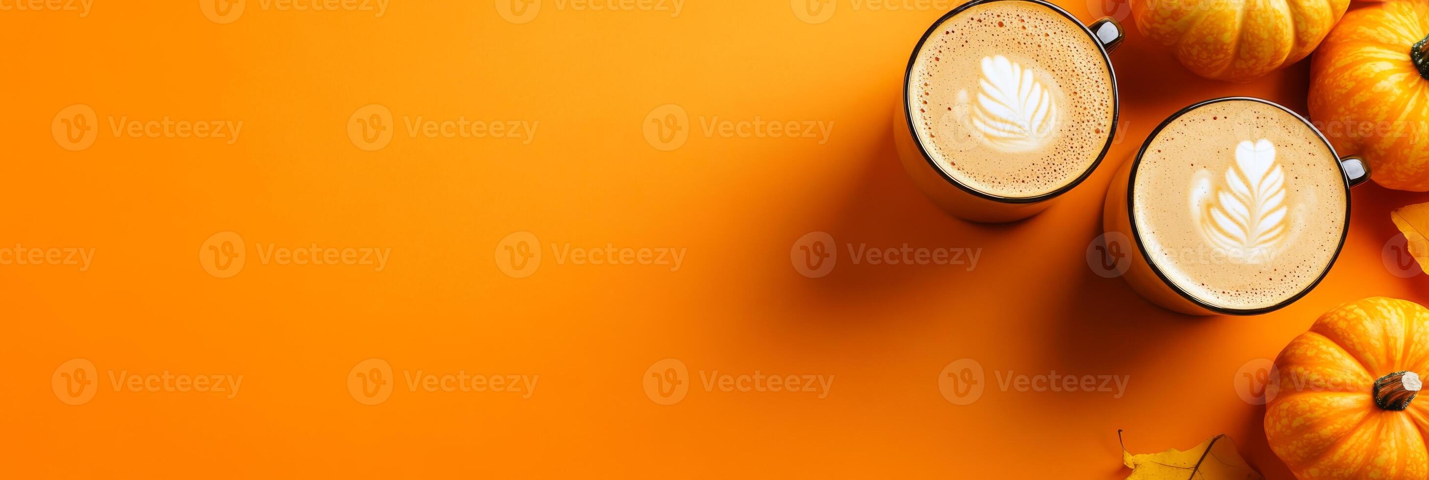 Enjoy a warm pumpkin spice latte and seasonal treats as the crisp autumn air sets in, creating a cozy atmosphere for your October festivities and joyful Thanksgiving gatherings with loved ones photo