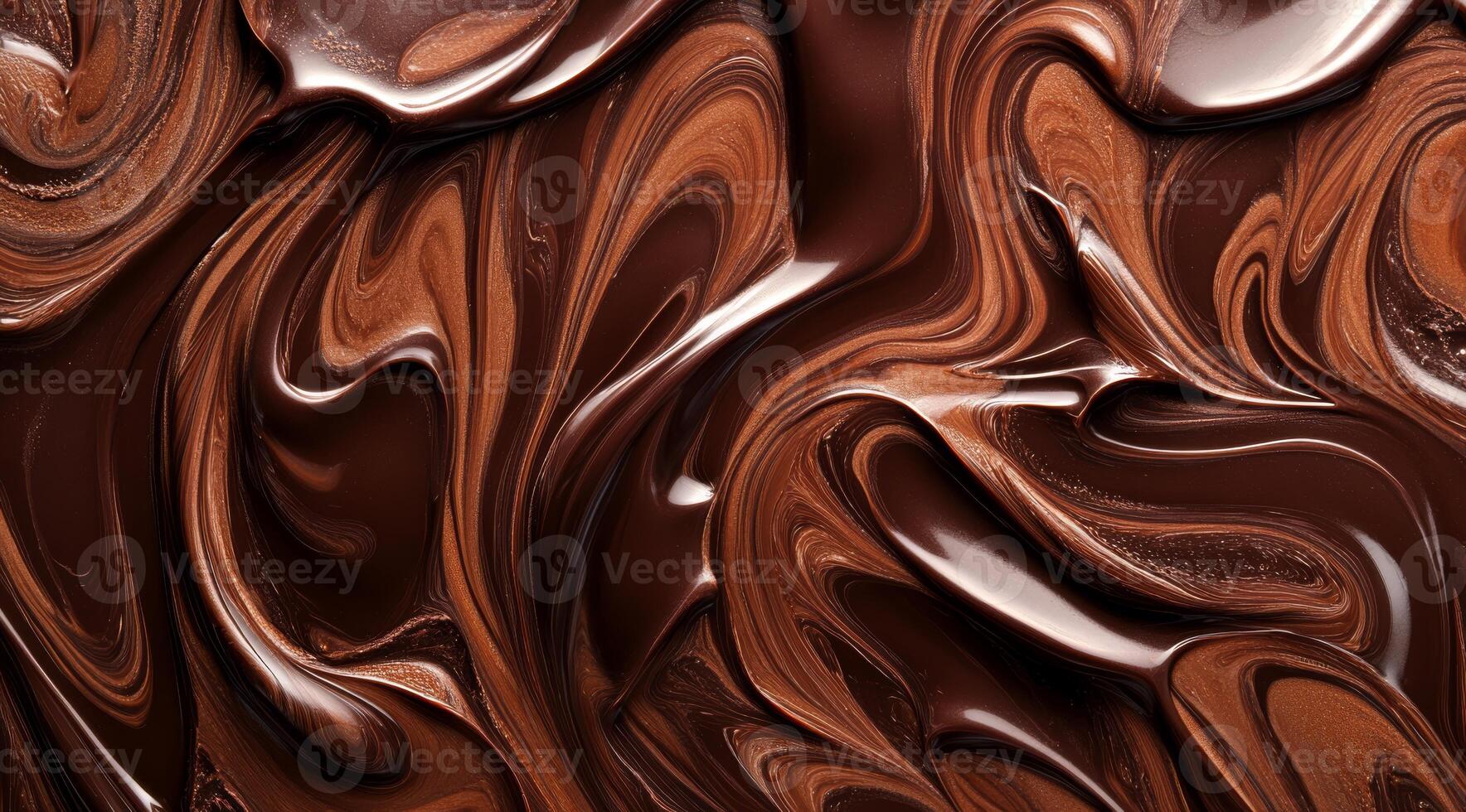 This melted chocolate swirl texture enhances desserts, baking, and culinary creativity, making it ideal for chocolate lovers and showcasing gourmet creations beautifully in food photography photo