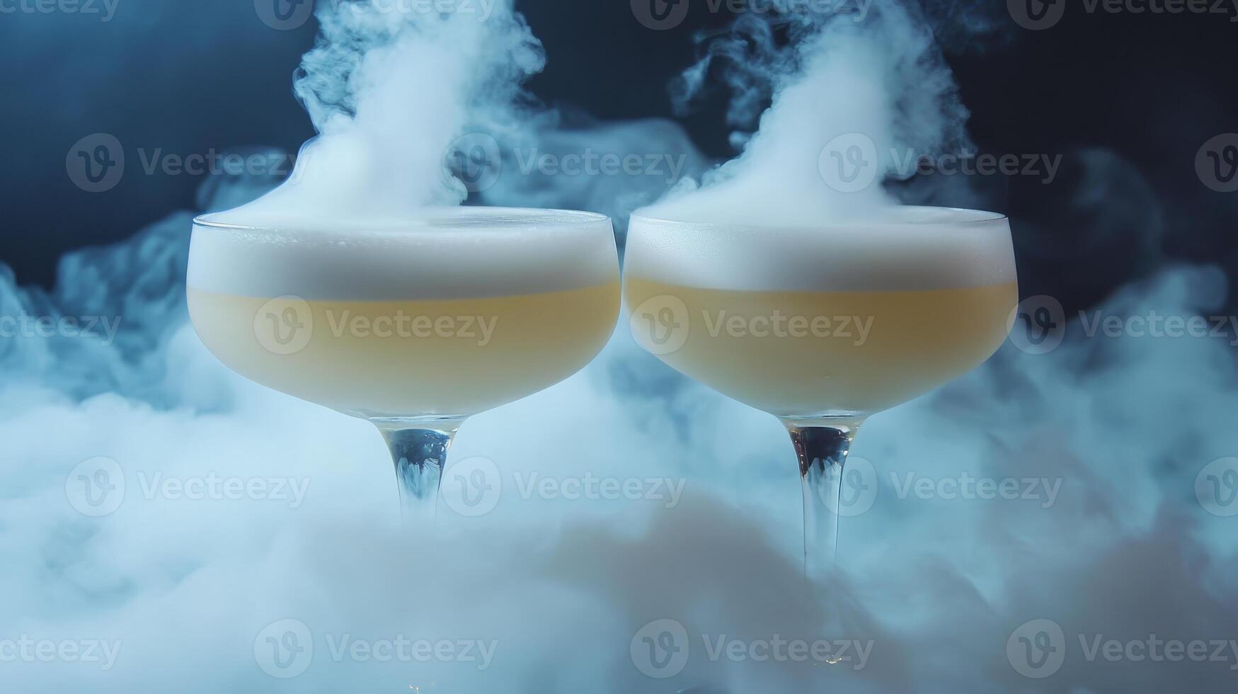 Experience mesmerizing liquid nitrogen cocktails that create a captivating fog atmosphere, making every occasion unforgettable with our stunning and delicious creations for everyone to enjoy photo