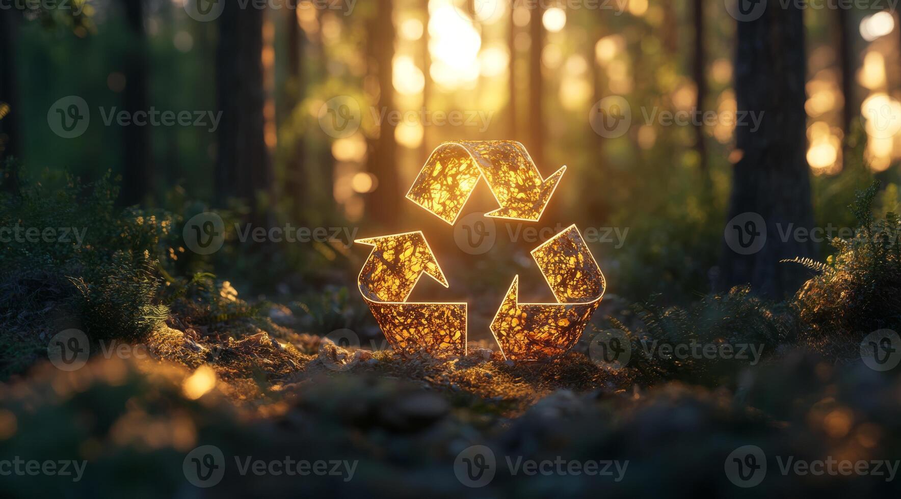 This image powerfully symbolizes a circular economy, which emphasizes the crucial importance of reusing and recycling renewable resources, ultimately benefiting our environment and ecological balance photo