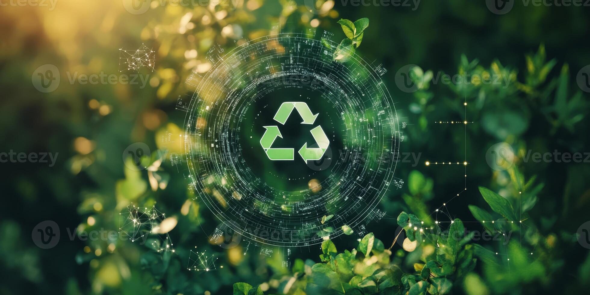 Explore the circular economy, highlighting the significance of reusing and recycling renewable resources to promote a sustainable, healthy, and vibrant environment for all, now and in the future photo