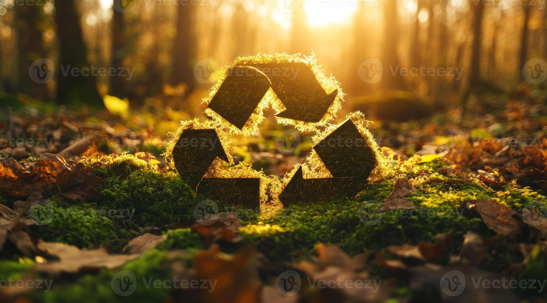 This is a beautiful and compelling representation of a circular economy, which emphasizes the critical importance of reusing and recycling materials in order to protect and preserve our environment photo