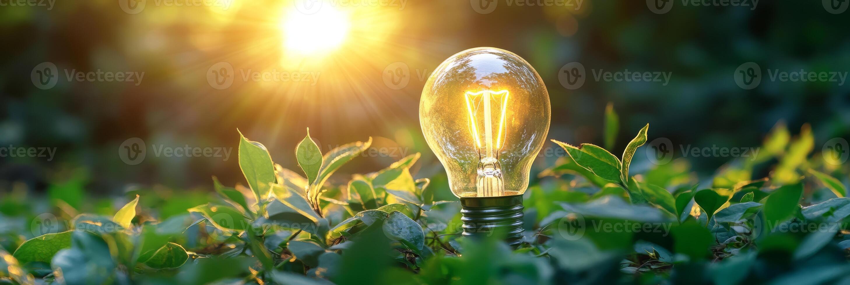This image symbolizes the integration of renewable energy sources and environmental stewardship, highlighting our transition toward sustainable and cleaner energy solutions for the planet photo